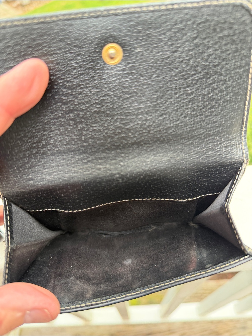 Fendi Black Leather Wallet with Silver Logo Plaque - Picture 5 of 16